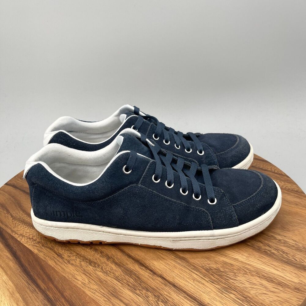 Simple Shoes Mens Size 11 Blue Suede Casual Comfort Skate Walking Sneakers